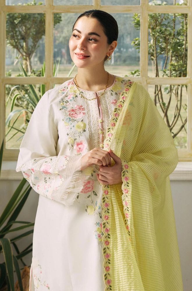 CoCo Off White New Arrival Luxury Dress Embroidery Unstitched