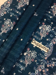 QK GL-71078 Premium Lawn Emb Chikankari 3 Piece Unstitched Suit With Jacquard Dupatta 2026