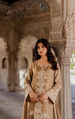 MR  GL-71032 Premium Charmuse Silk Emb 3 Piece Unstitched Suit With Chiffon Dupatta 2026