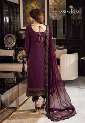 AJ GL-71057 Premium Chiffon Emb 3 Piece Unstitched Suit With Chiffon Dupatta 2026