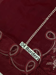 MB Premium Hit Code Chiffon Emb 3 Piece Unstitched Suit