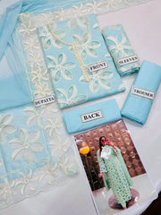 Goodluck GL-71070 Premium Lawn Emb 3 Piece Unstitched Suit With Chiffon Dupatta 2026