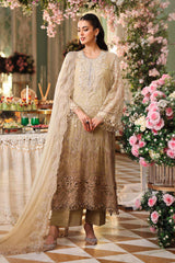 MB GL-7154 Premium Chiffon Emb 3 Piece Unstitched Suit With Chiffon Dupatta 2026