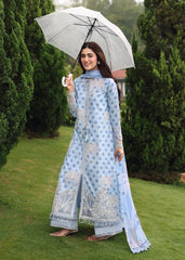 SAR-031 | Luxury Lawn 3 Piece Unstitched Suit 2026 – Chiffon Dupatta