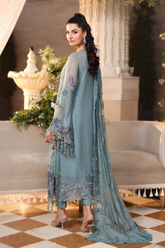 MB Premium Chiffon Unstitched 3piece Suit