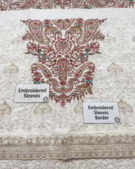 Zara Shahjahan GL-7105 Premium Luxury Lawn Chikankari 3 Piece Unstitched Suit With Embroidered Chiffon Dupatta 2026