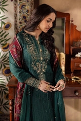 NRH-025 | Luxury Chiffon 3 Piece Unstitched Suit 2026 – Sequin Work