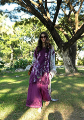 EF GL-71067 Premium Printed Lawn Emb 3 Piece Unstitched Suit With Chiffon Dupatta 2026