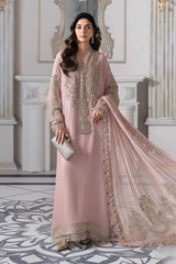 M.B GL-71014 Premium Chiffon Emb 3 Piece Unstitched Suit With Chiffon Dupatta 2026
