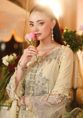 MB-024 | Luxury Chiffon 3 Piece Unstitched Suit 2026 – Heavy Adda Work