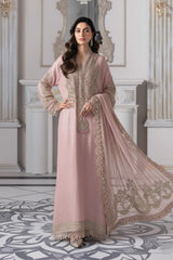 M.B GL-71014 Premium Chiffon Emb 3 Piece Unstitched Suit With Chiffon Dupatta 2026