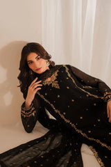 IZ  GL-71076 Premium Chiffon Emb 3 Piece Unstitched Suit With Chiffon Dupatta 2026