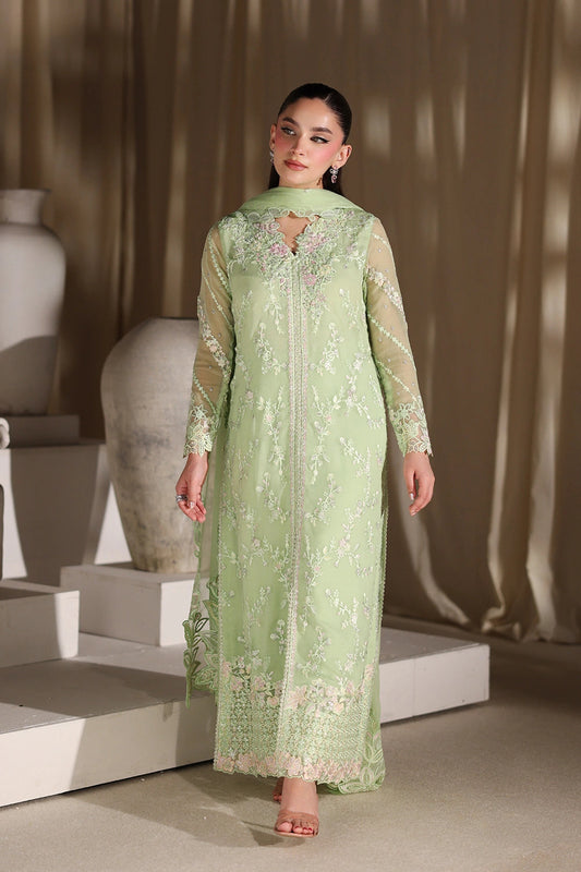 AZ Premium Chiffon Emb 3 Piece Unstitched Suit