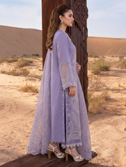 RR  GL-71030 Premium Bareeza Lawn Emb 3 Piece Unstitched Suit With Khaddi Net Dupatta 2026
