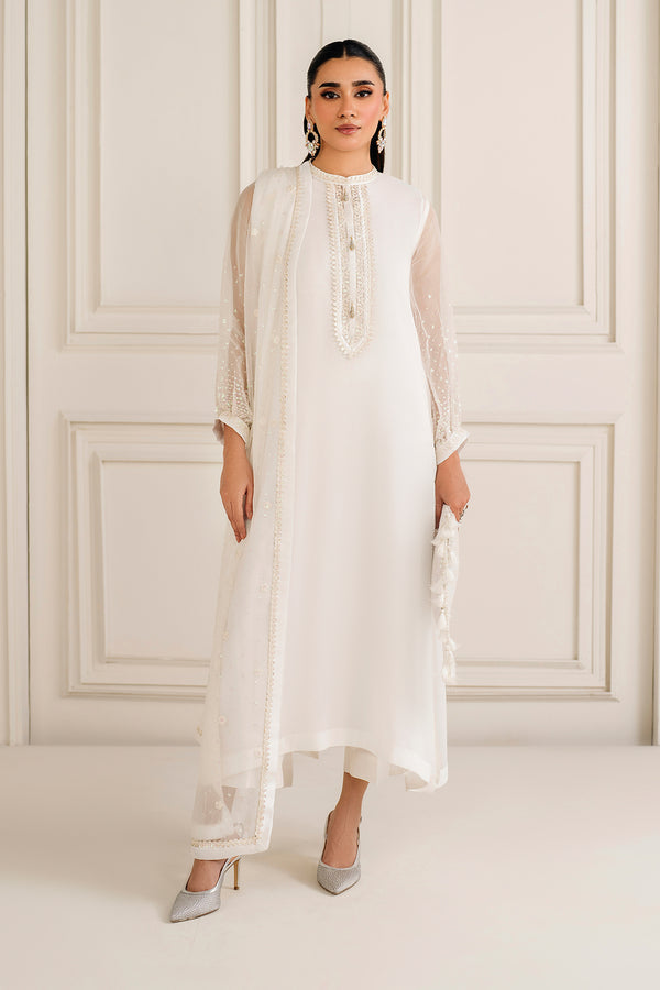 BR. GL-71072 Premium Chiffon Emb 3 Piece Unstitched Suit With Malai Trouser 2026