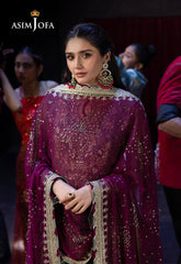 AJ Chiffon Sequence 3 Piece Unstitched Suit