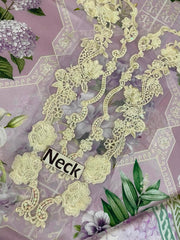 Elaaf GL-7102 Printed Lawn 3 Piece Unstitched Suit With Printed Chiffon Dupatta 2026