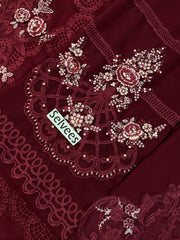 MB Premium Hit Code Chiffon Emb 3 Piece Unstitched Suit