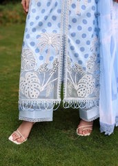 SAR-031 | Luxury Lawn 3 Piece Unstitched Suit 2026 – Chiffon Dupatta