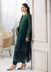 MB GL-71027 Premium Chiffon Emb 3 Piece Unstitched Suit With Chiffon Dupatta 2026
