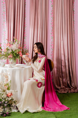 SA Premium Shamoz Silk Emb 3 Piece Suit