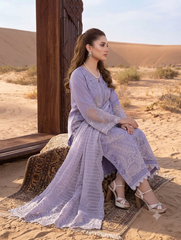 RR  GL-71030 Premium Bareeza Lawn Emb 3 Piece Unstitched Suit With Khaddi Net Dupatta 2026