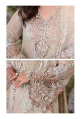 MB GL-71064 Premium Chiffon Emb 3 Piece Unstitched Suit With Chiffon Dupatta 2026
