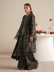 BIL-030 | Premium Lawn 3 Piece Unstitched Suit 2026 – Chiffon Dupatta