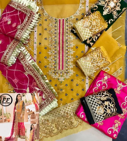 EMAN ADEEL CHIFFON FANCY EMB SUIT 1363