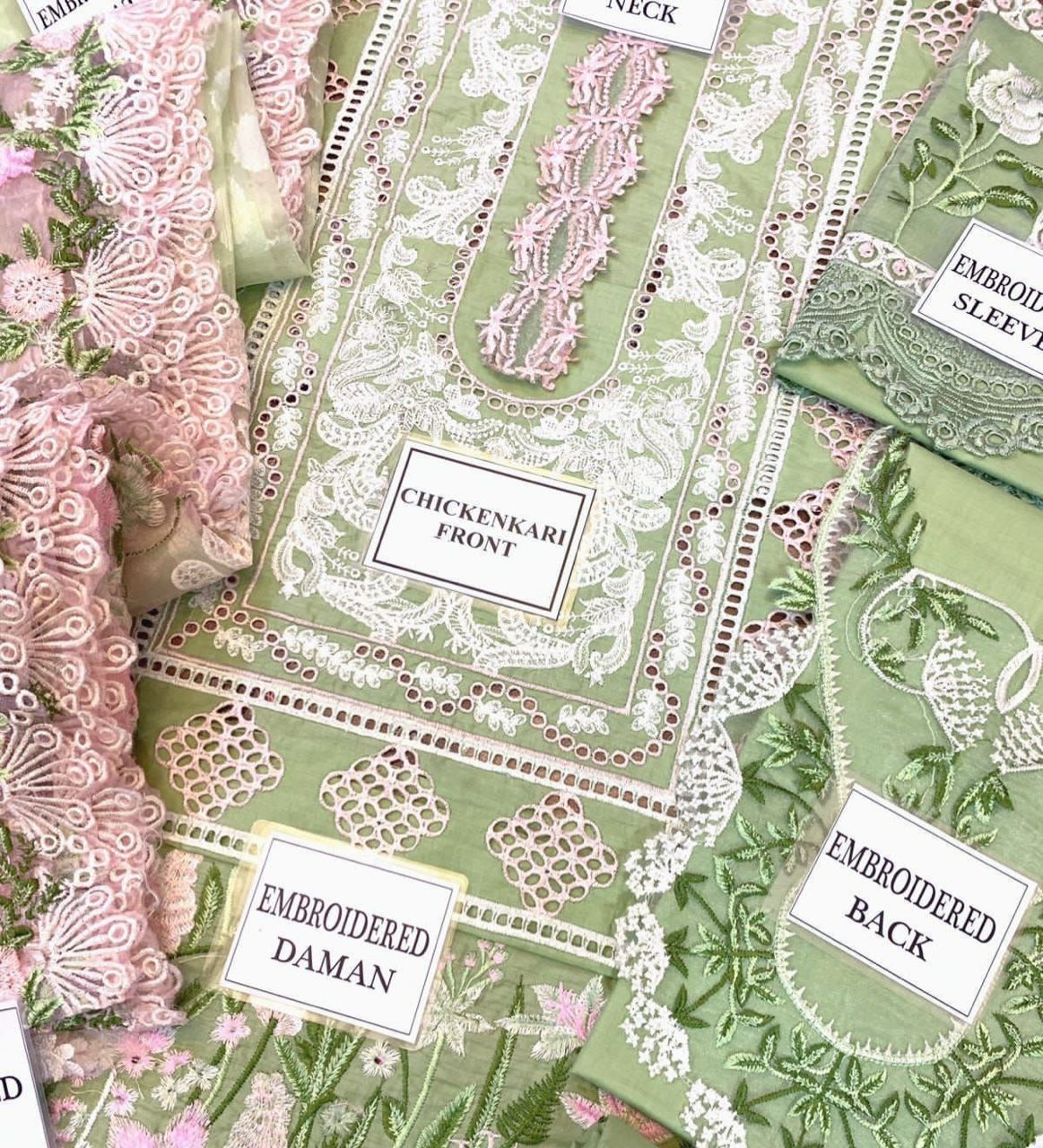 CRIMSON SUMMER COLLECTION SUIT 1469 Green