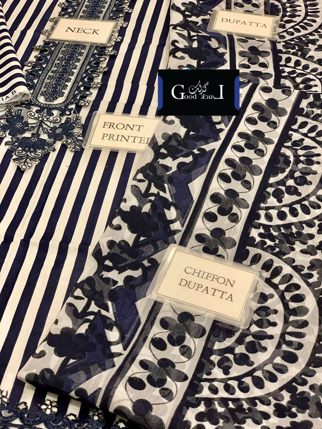 Maria b Mprint lAwn with chiffon dupata