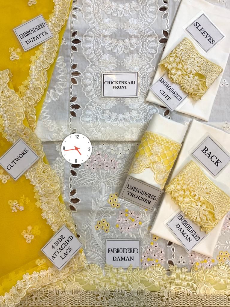 ASIFA NABEEL EMBROIDERY CHIKANKARI