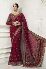 Maria B Bridal Saree unstiched