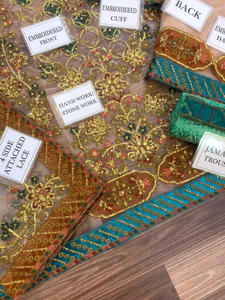 Maria B party wear dress unstiched