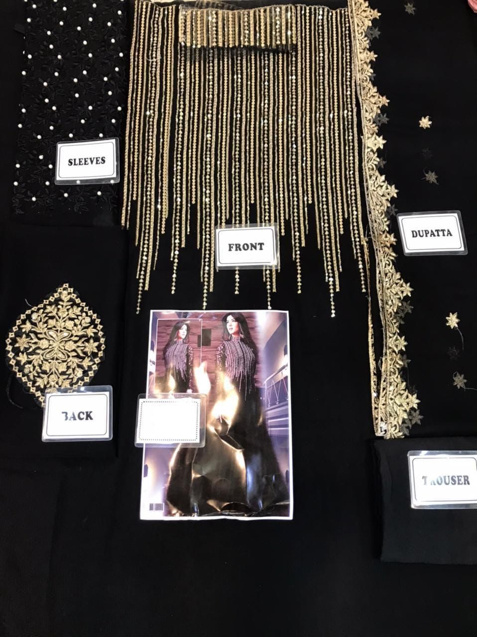 Designer Wear Chiffon Embroired Maxi unstiched