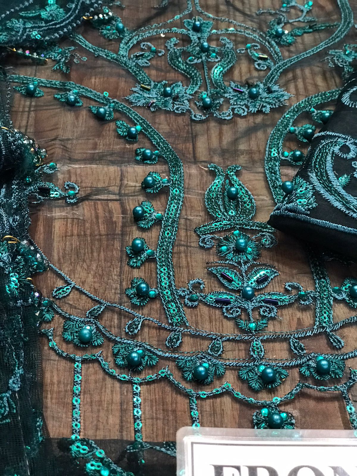 Kanwal-Malik Organza Embroired Party wear dress