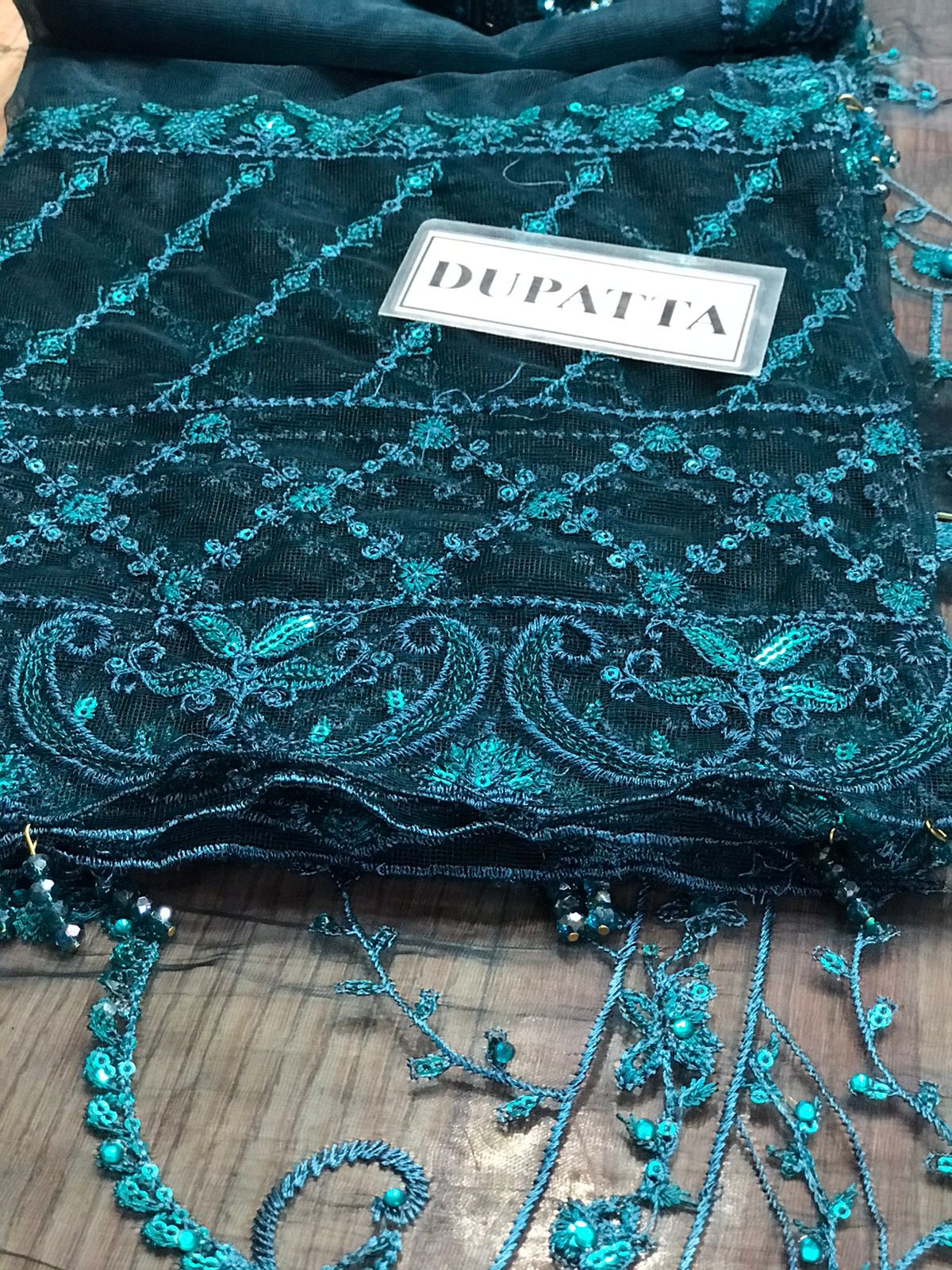 Kanwal-Malik Organza Embroired Party wear dress