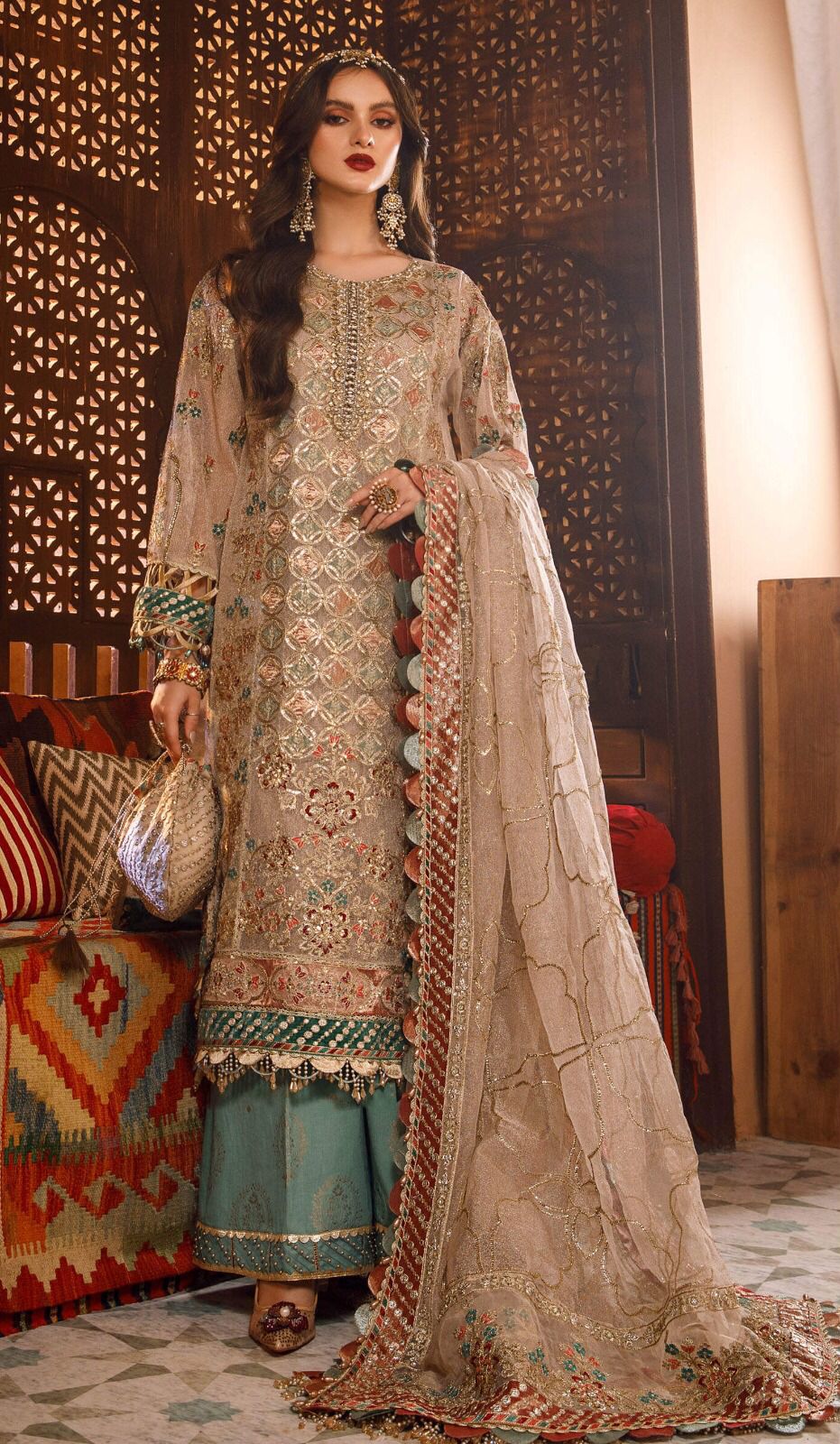 party wear dress unstiched