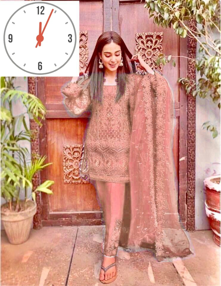 ZAINAB CHOTANI RED SUIT 1215