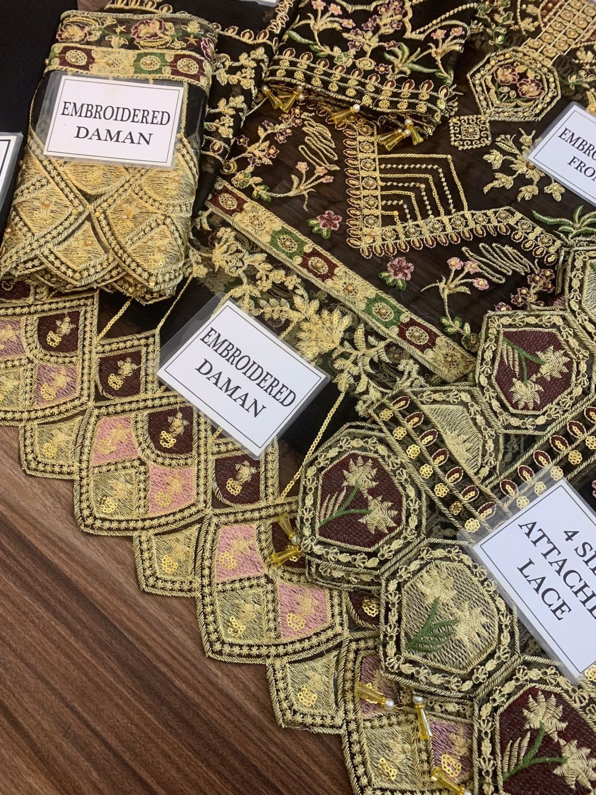 NUREH Chiffon Emb dress black