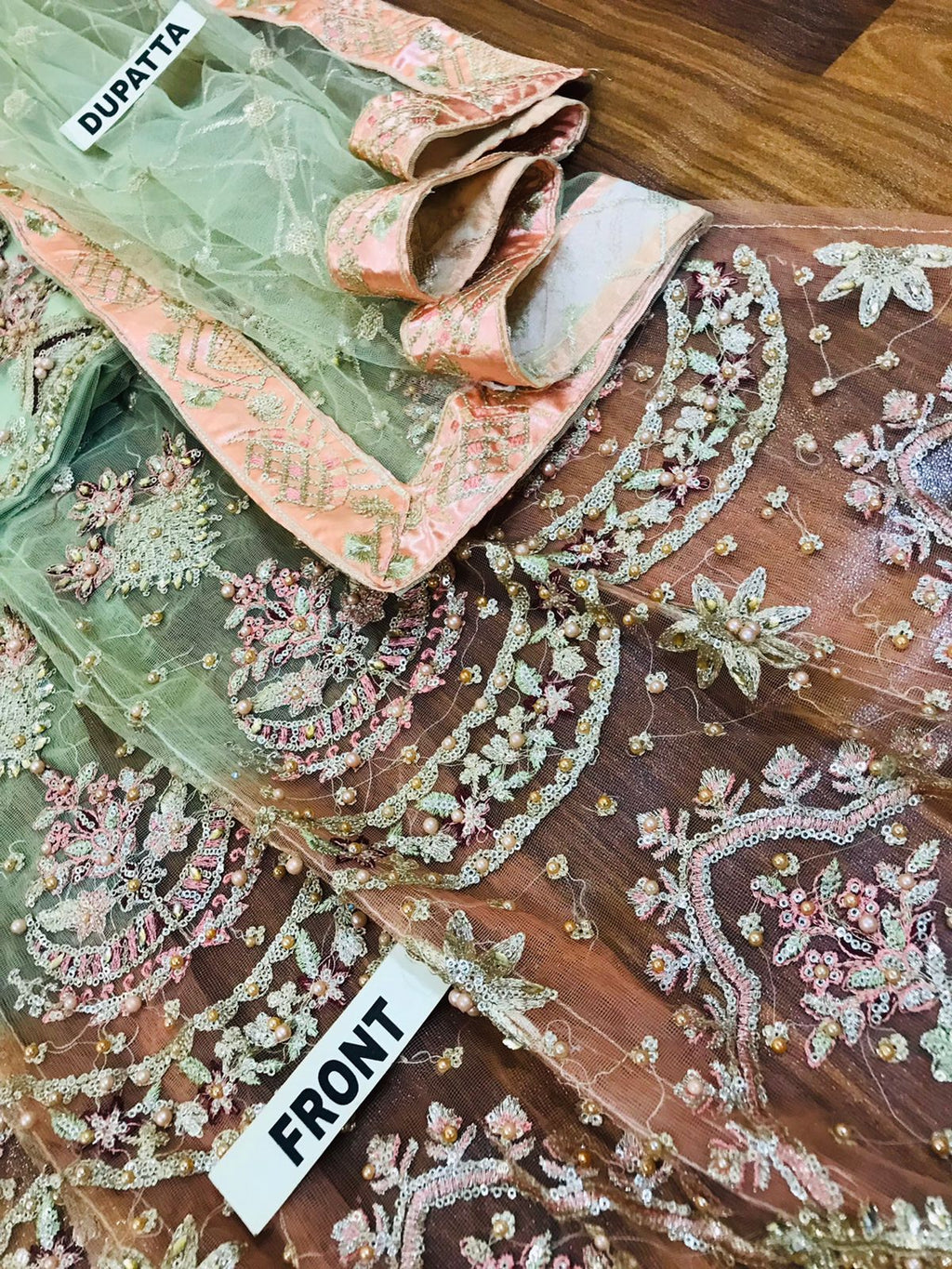 Asim Jofa Net heavy Bridal Maxi unstiched