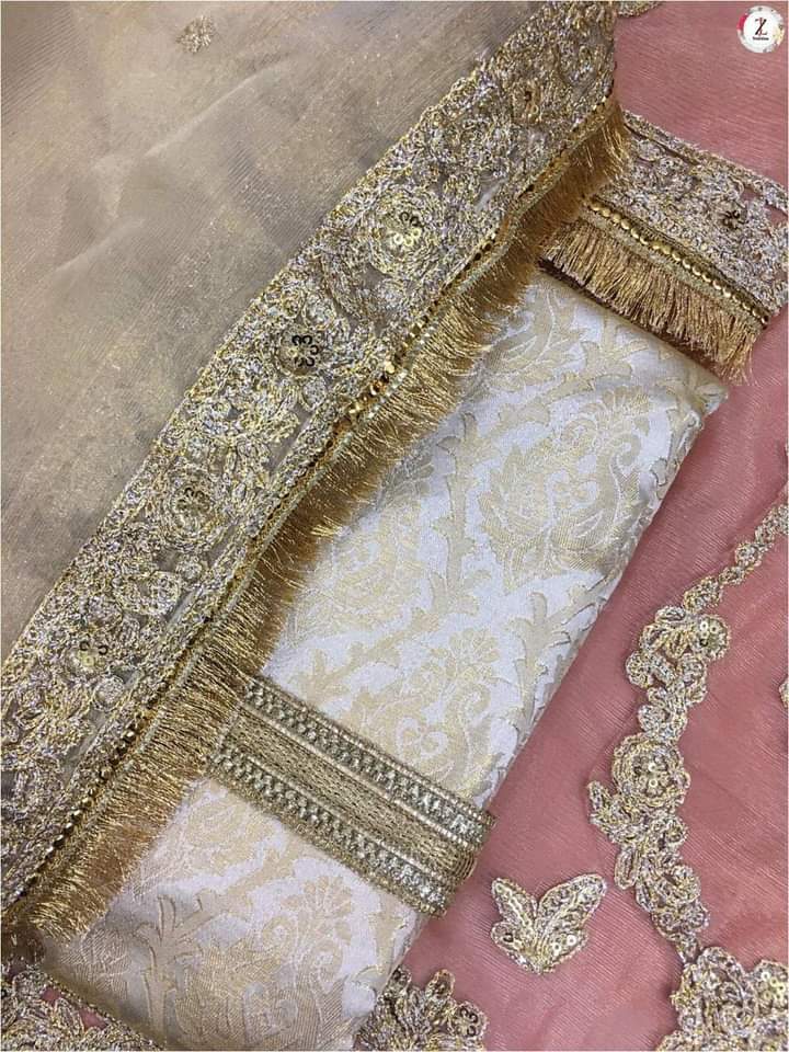 Designer Wear Heavy Mehndi dress unstiched