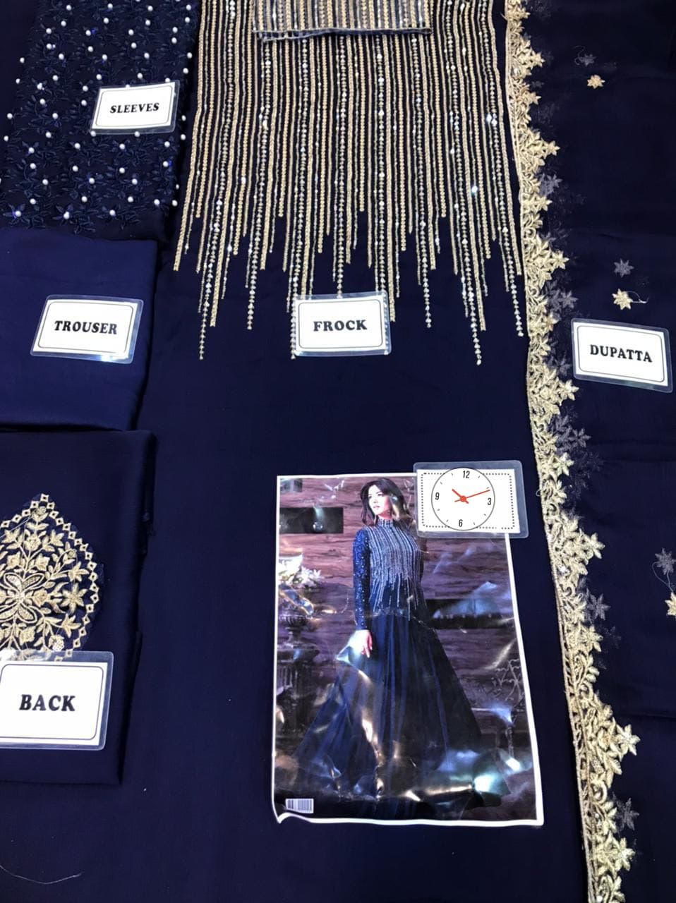 Designer Wear Chiffon Embroired Maxi unstiched